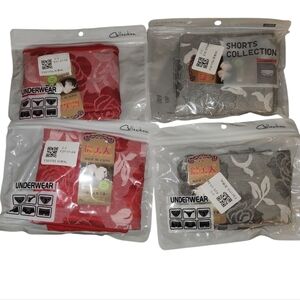 High Waist Women's Floral Cotton Underwear 5 Pack